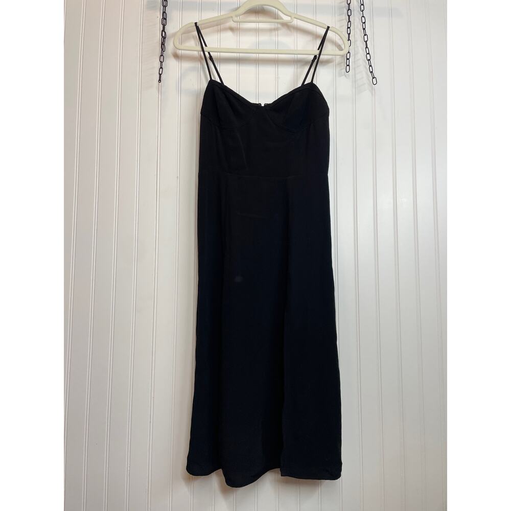 Aritzia Black Midi Dress